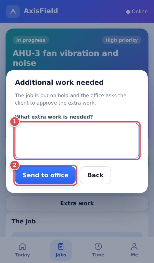 Additional work needed