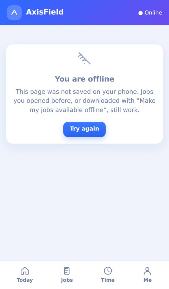 The offline page